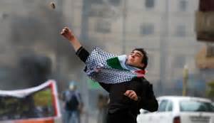Palestinian rock and firebomb throwers