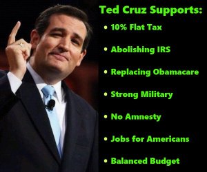 Ted cruz supports